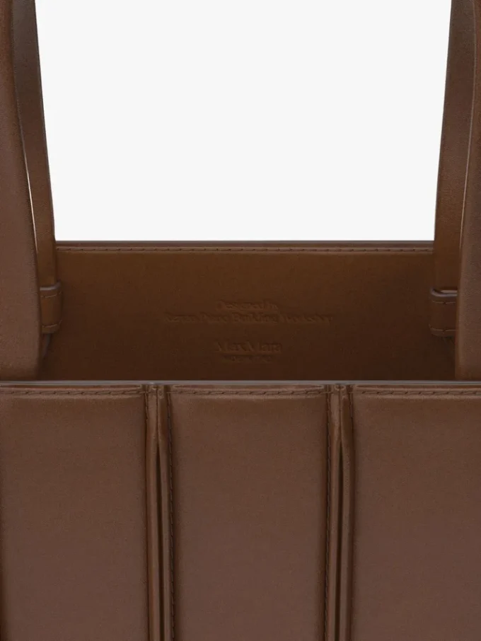 Max mara whitney bag 6 – medium, amber brown