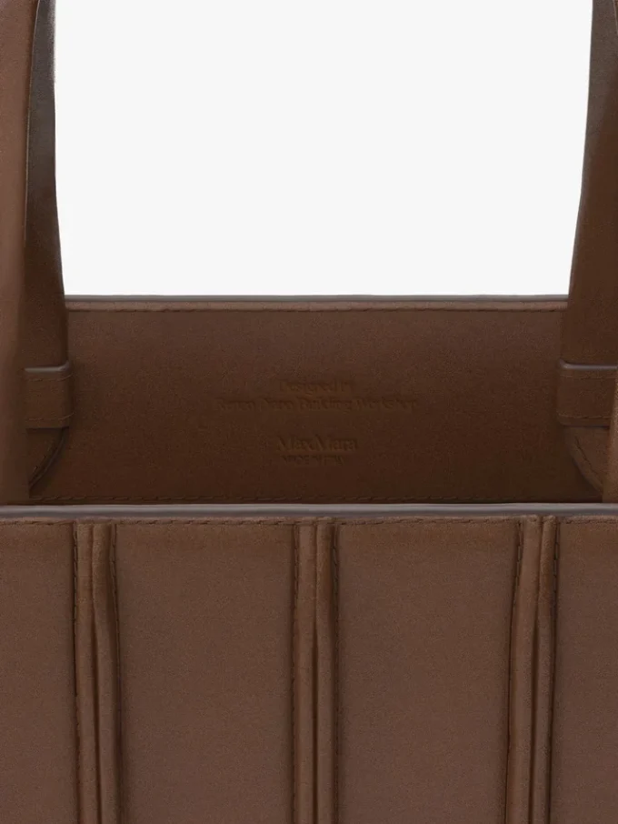 Max mara whitney bag 7 – large, amber brown