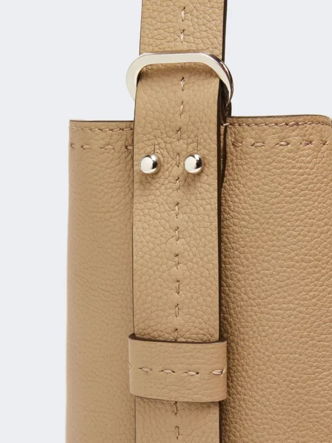 – medium archetipo leather bag, mud – medium archetipo leather bag, mud