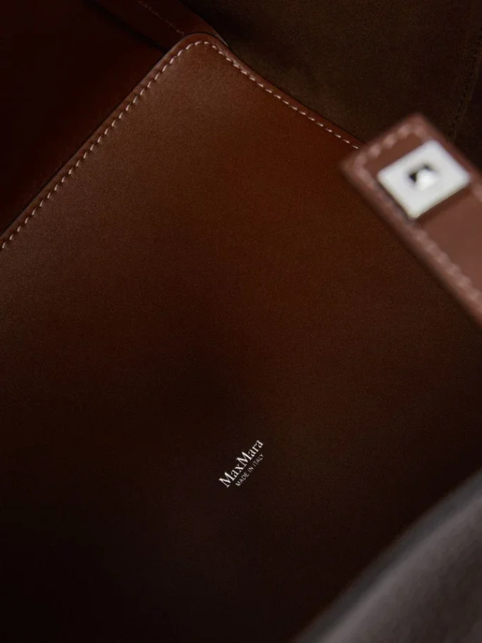 Medium bucket bag, cocoa