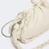 Medium nappa leather pasticcino bag, ivory