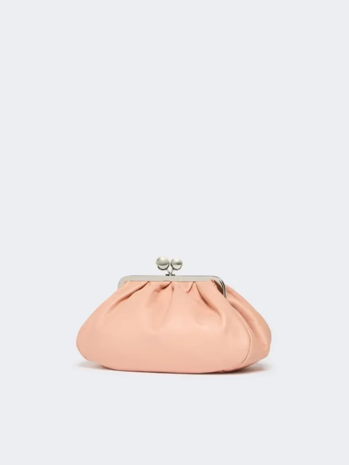 Medium sheepskin pasticcino bag, antique rose