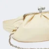Medium sheepskin pasticcino bag, ivory