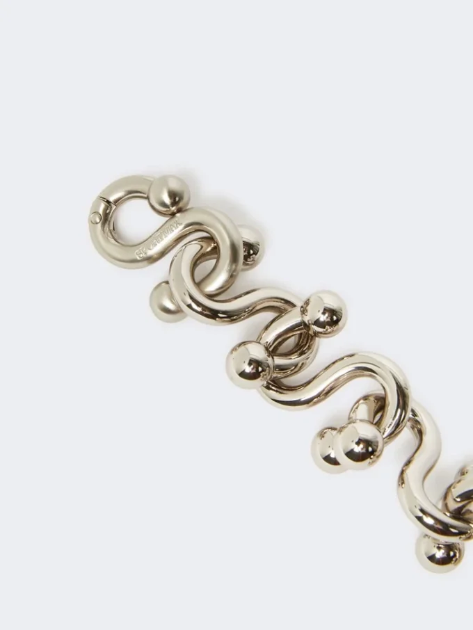 Metallic bracelet, silver Metallic bracelet, silver