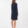 Milano-knit jersey dress, navy Milano-knit jersey dress, navy