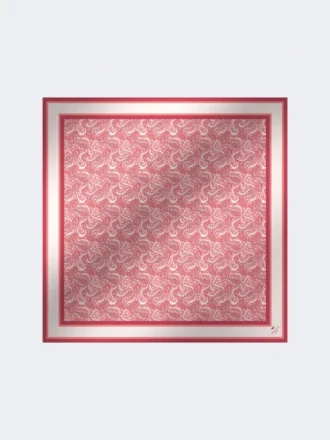 Modal and silk maxi square, salmon