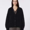 Mohair cardigan, black Mohair cardigan, black