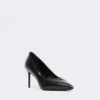 Nappa leather court shoes, black Nappa leather court shoes, black