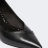 Nappa leather court shoes, black Nappa leather court shoes, black