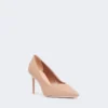 Nappa leather court shoes, powder Nappa leather court shoes, powder