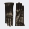 Nappa leather gloves, black