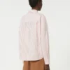 Oversized cotton shirt, pink