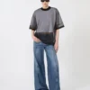 Oversized low-rise trousers, midnightblue