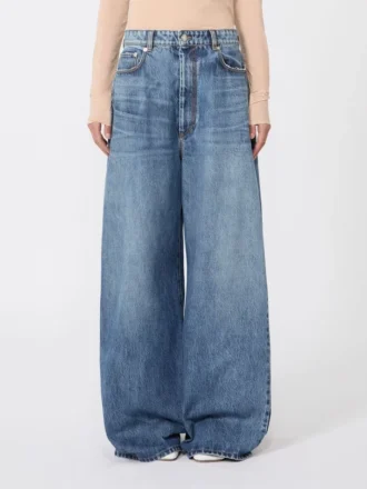 Oversized low-waisted jeans, midnightblue