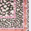 Patterned silk twill foulard, pink Patterned silk twill foulard, pink