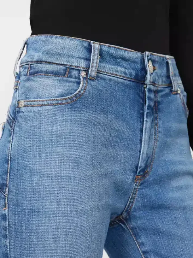 Perfect-fit low-rise mini flare trousers, ultramarine Perfect-fit low-rise mini flare trousers, ultramarine