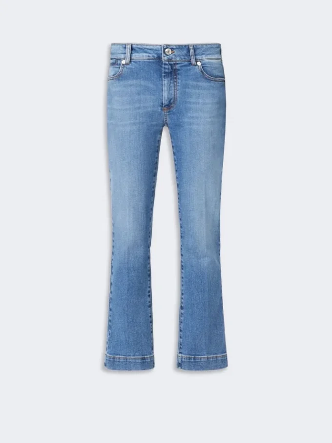 Perfect-fit low-rise mini flare trousers, ultramarine Perfect-fit low-rise mini flare trousers, ultramarine