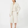 Pure linen blazer, beige