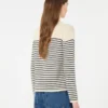 Relaxed-fit cotton sweater, navy