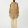 Reversible padded parka in water-repellent canvas, beige Reversible padded parka in water-repellent canvas, beige