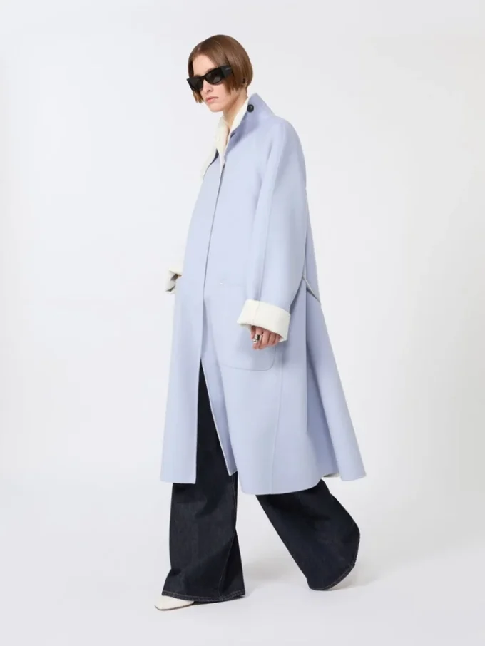 Reversible pure wool coat, avio Reversible pure wool coat, avio