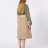 Reversible water-repellent gabardine trench coat, beige Reversible water-repellent gabardine trench coat, beige