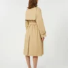 Reversible water-repellent gabardine trench coat, beige Reversible water-repellent gabardine trench coat, beige
