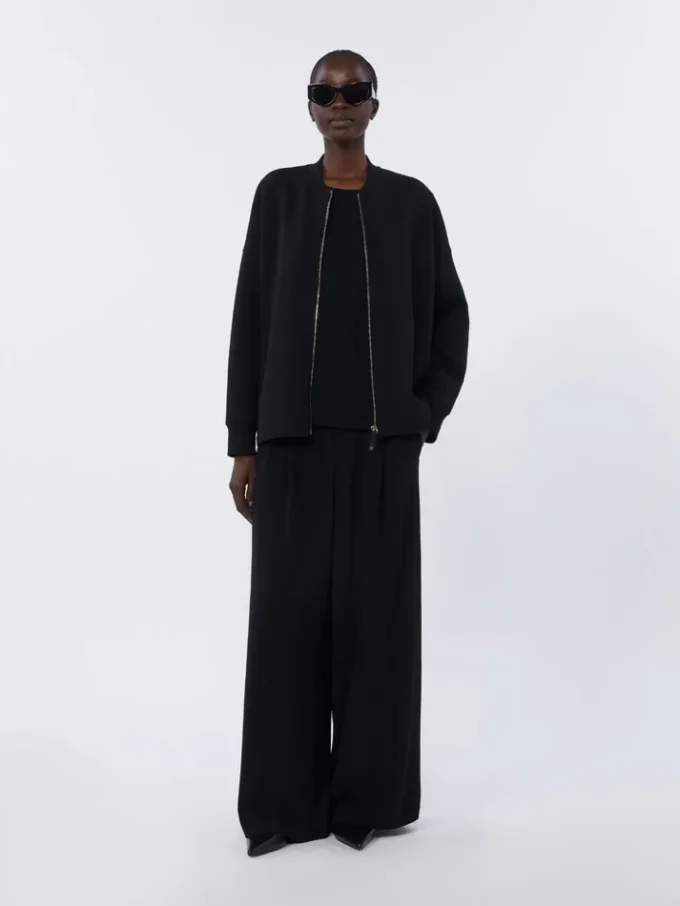 Scuba jersey jacket, black Scuba jersey jacket, black