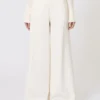 Scuba jersey trousers, ivory