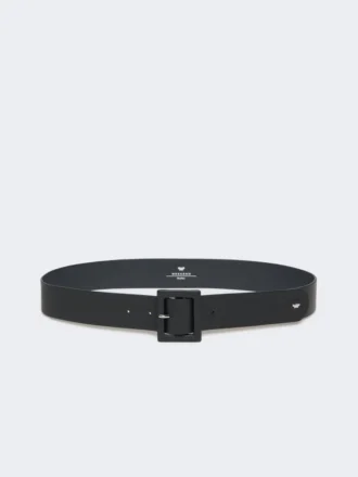 Shiny nappa leather belt, ultramarine