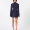 Short, contoured gabardine dress , midnightblue Short, contoured gabardine dress , midnightblue