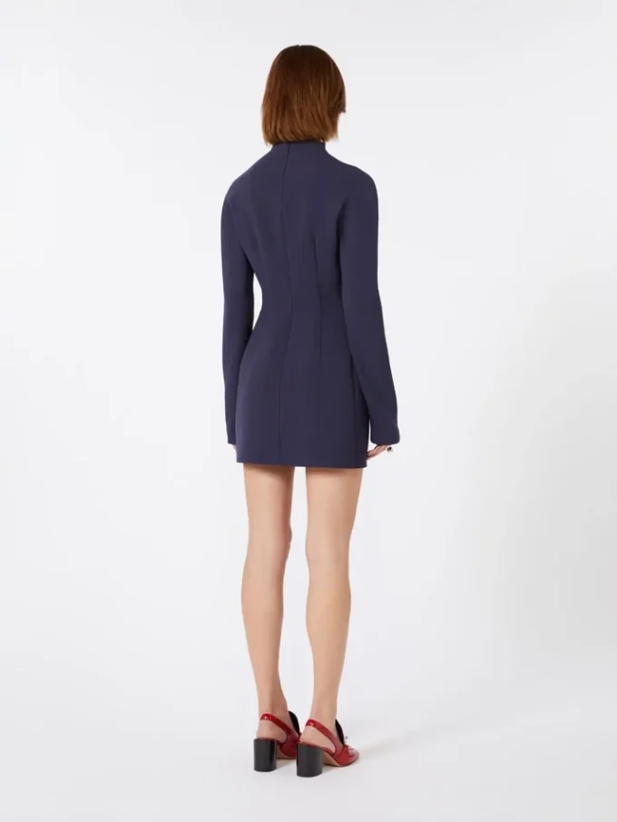 Short, contoured gabardine dress , midnightblue Short, contoured gabardine dress , midnightblue