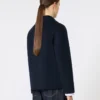 Short wool and cashmere jacket, midnightblue Short wool and cashmere jacket, midnightblue