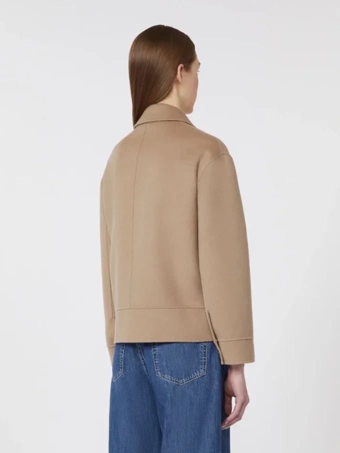 Short wool jacket, beige Short wool jacket, beige