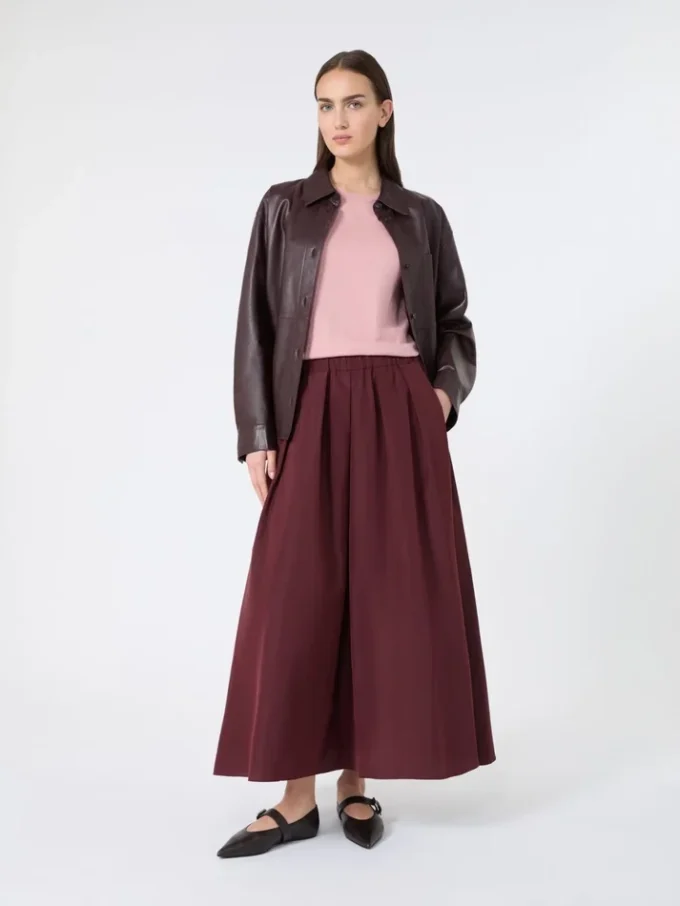 Silk and cotton jumper, pink