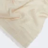 Silk, cashmere and wool jacquard stole, beige