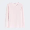 Silk crepe de chine blouse, pink