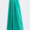 Silk georgette stole, green Silk georgette stole, green