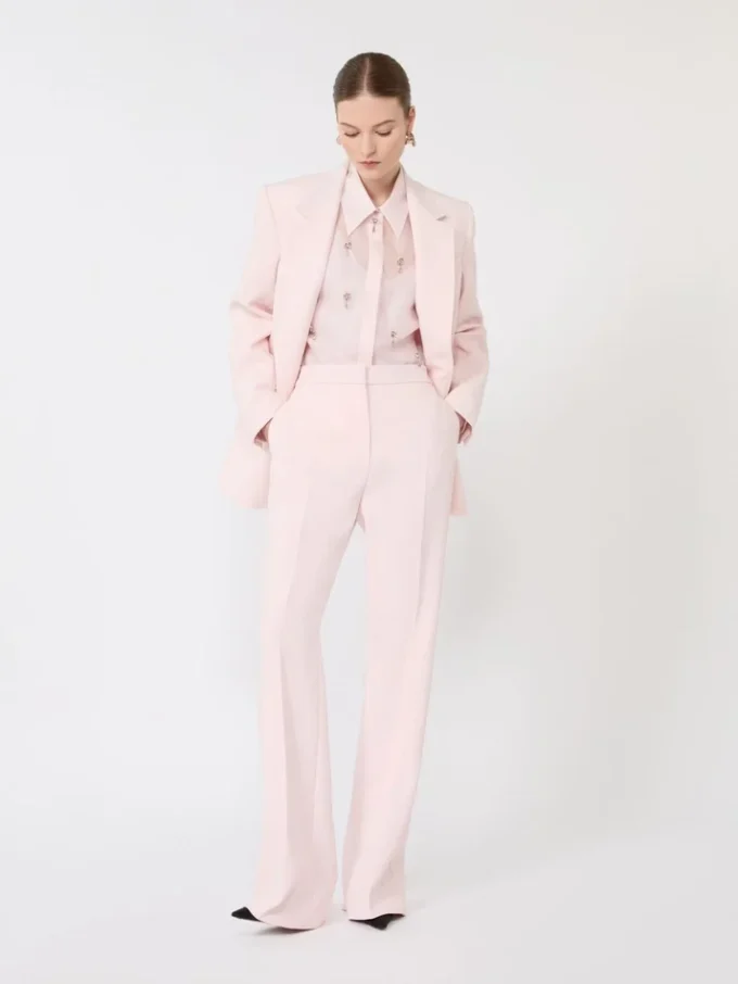 Silk organza shirt, pink Silk organza shirt, pink