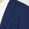 Single-breasted piqua jersey blazer, china blue