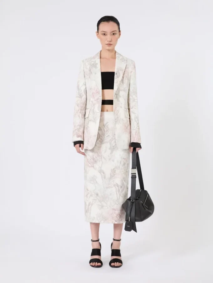 Bandeau bra in stretch viscose, black