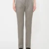 Slim-fit jersey mesh trousers, medium grey