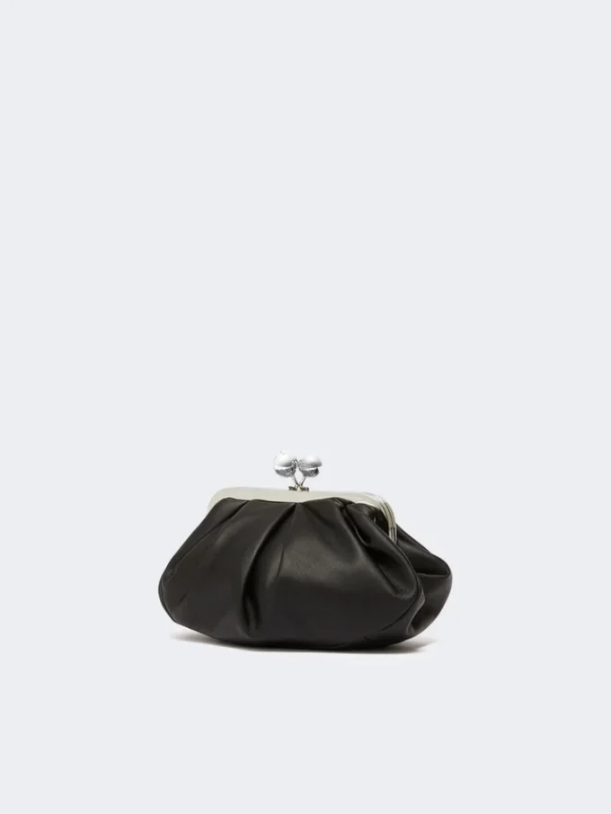 Small sheepskin pasticcino bag, black Small sheepskin pasticcino bag, black