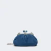 Small suede pasticcino bag, cornflower blue Small suede pasticcino bag, cornflower blue