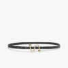 Sportmax monogram belt with buckle, black Sportmax monogram belt with buckle, black