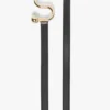 Sportmax monogram belt with buckle, black Sportmax monogram belt with buckle, black