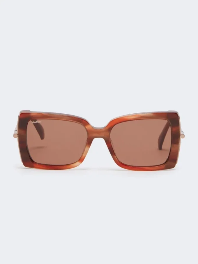 Square sunglasses, rust