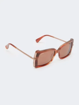 Square sunglasses, rust