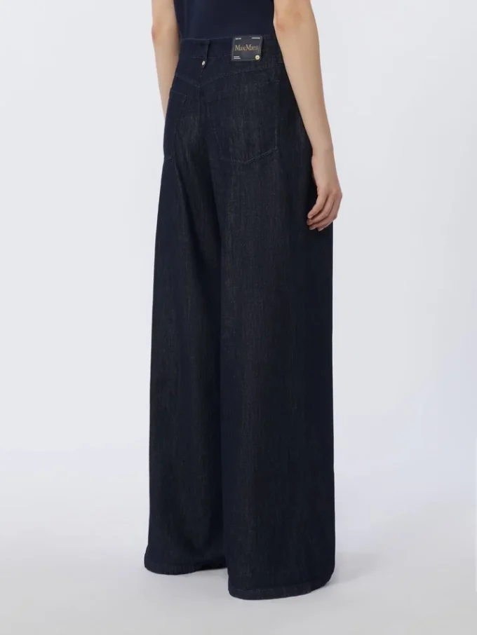 Straight-fit cotton denim jeans, ultramarine Straight-fit cotton denim jeans, ultramarine