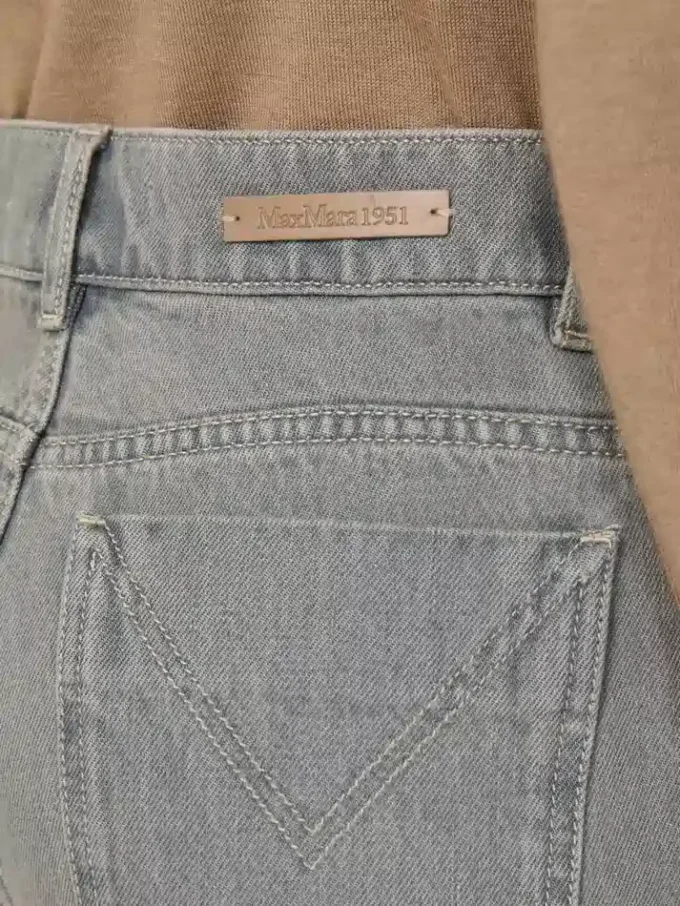 Straight-fit denim trousers, black Straight-fit denim trousers, black